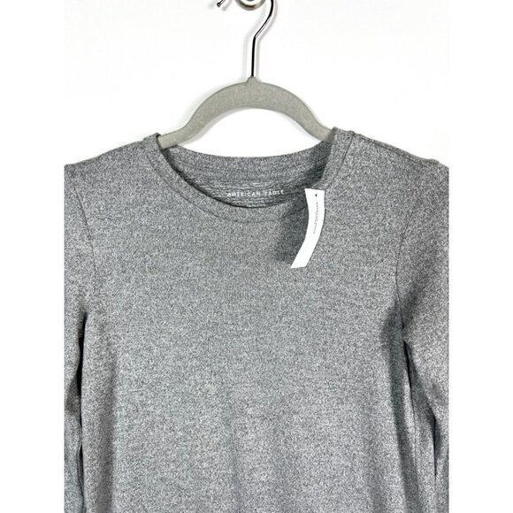 American‎ Eagle long sleeve gray top NWT - Picture 2 of 8